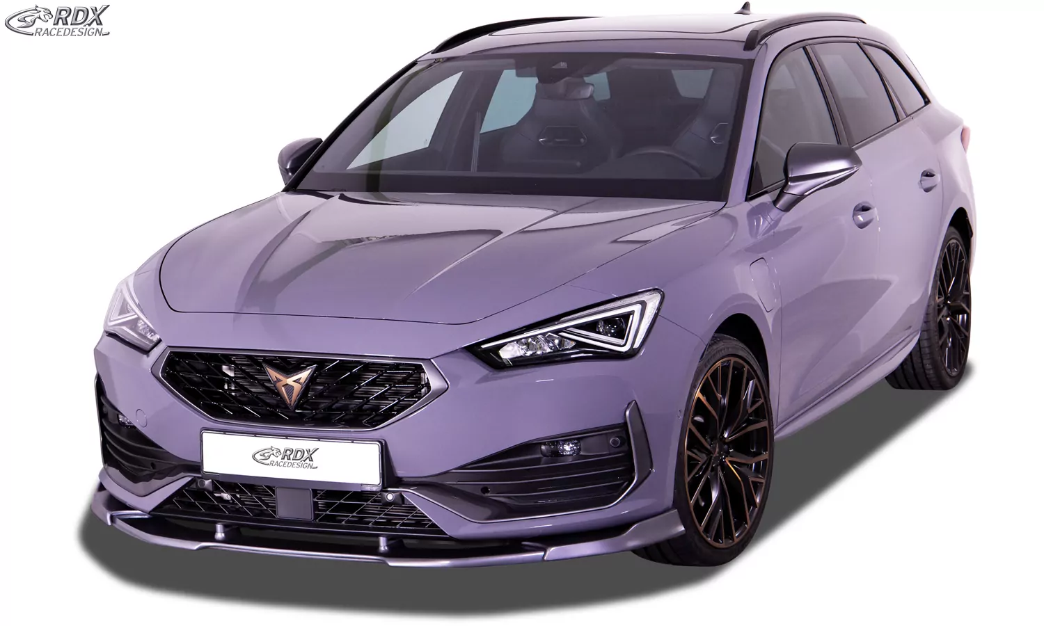 RDX Frontspoiler VARIO-X für CUPRA Leon (KL) 2020+ / SEAT Leon Cupra (KL) 2020+ Frontlippe Front Ansatz Vorne Spoilerlippe
