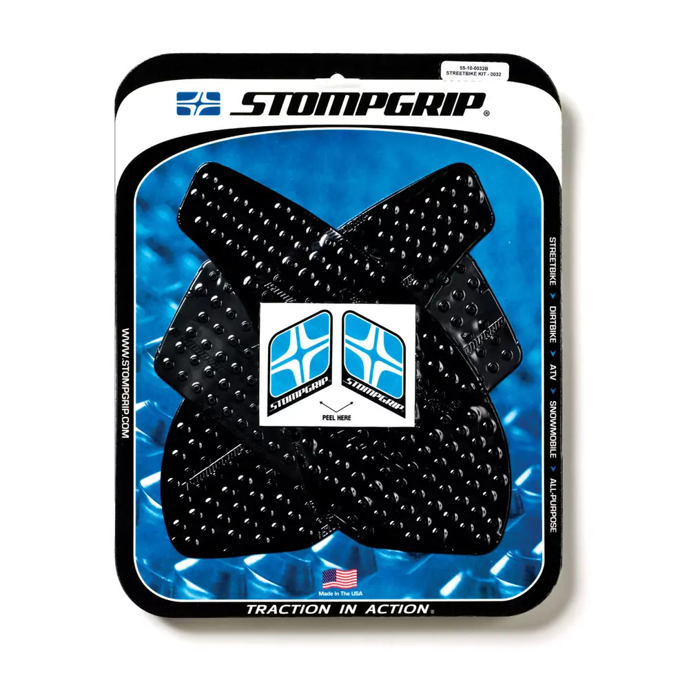 Stompgrip Traction Pad Volcano für Kawasaki Ninja ZX-6R 07-08 Schwarz