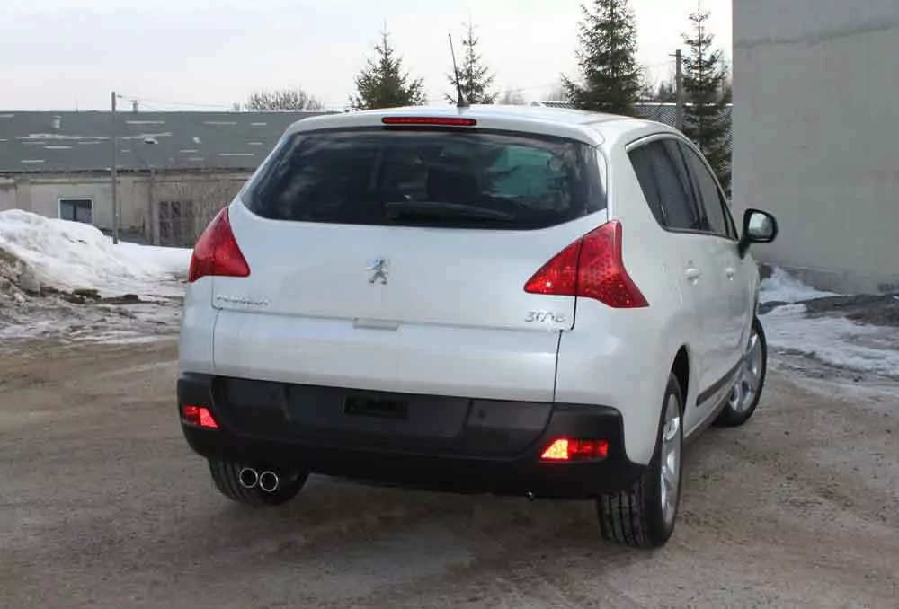 Peugeot 3008  Endschalldämpfer - 2x70 Typ 13