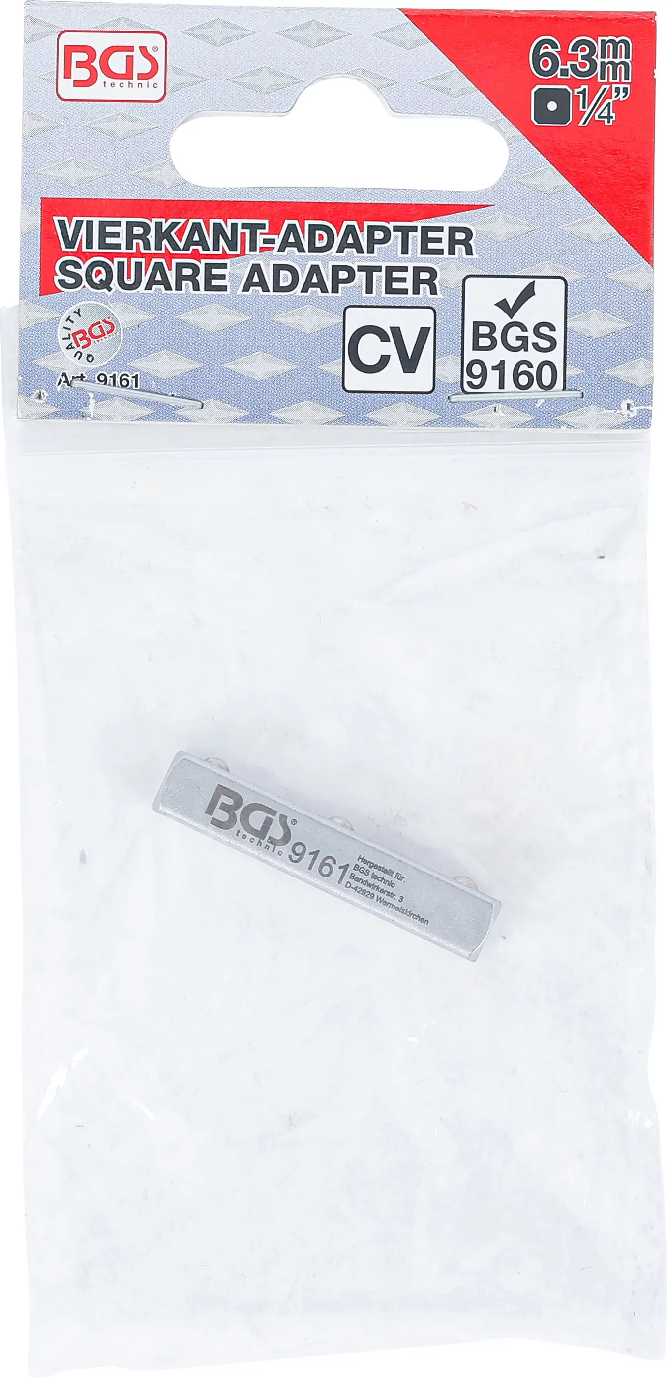 Antriebsvierkant | Außenvierkant 6,3 mm (1/4") | für Art. 9160