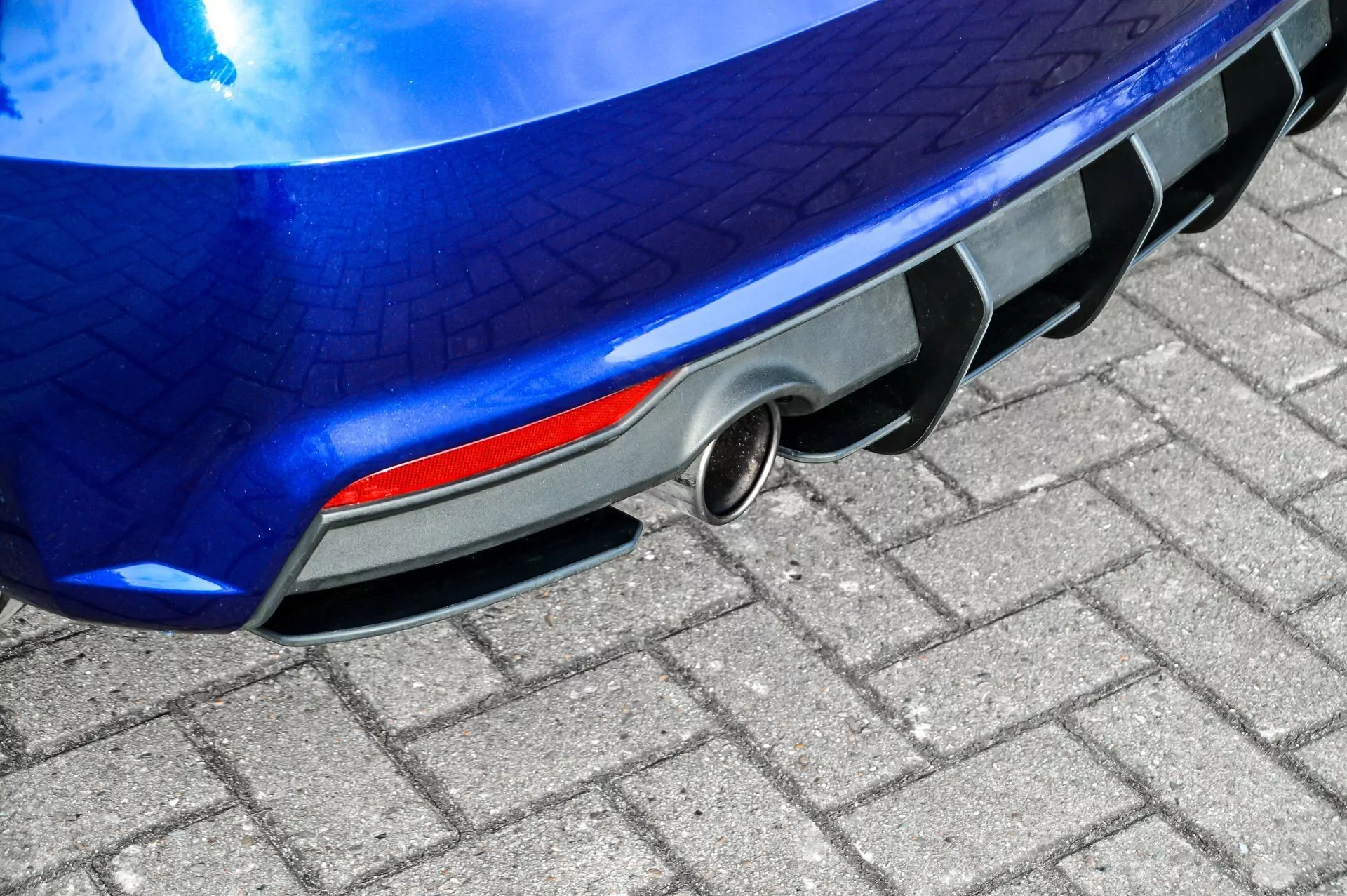 Racing Heckansatz Heckeinsatz Diffusor für Audi A1 8X