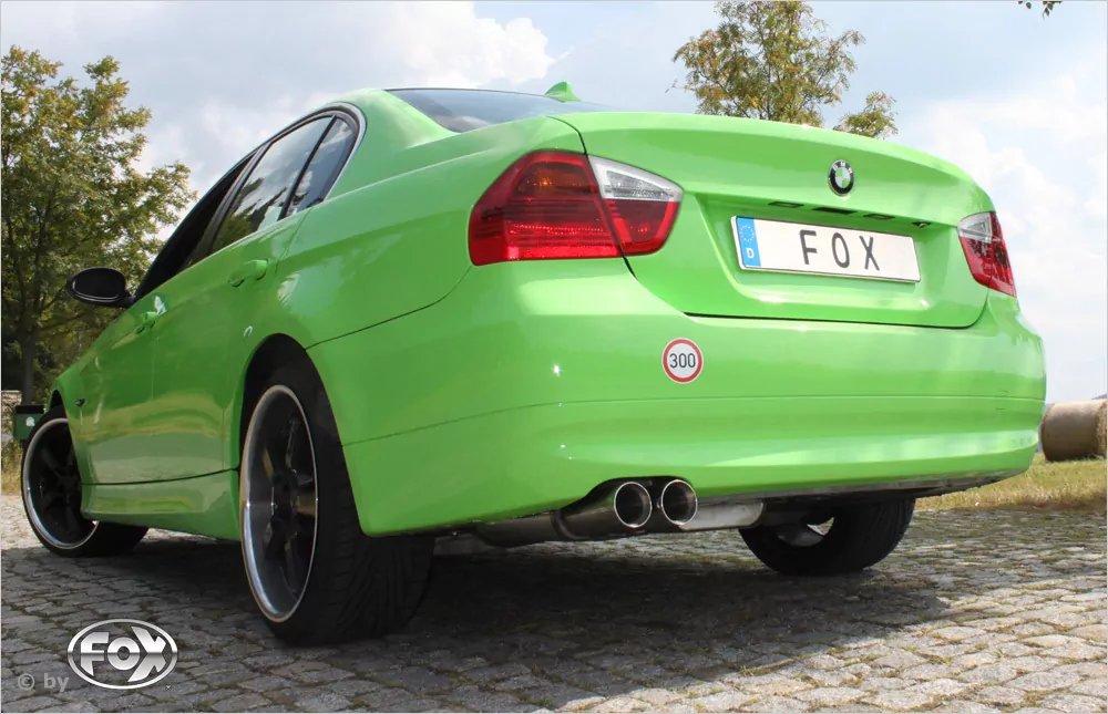 BMW E90/91/92 - 330i  Endschalldämpfer - 2x80 Typ 24