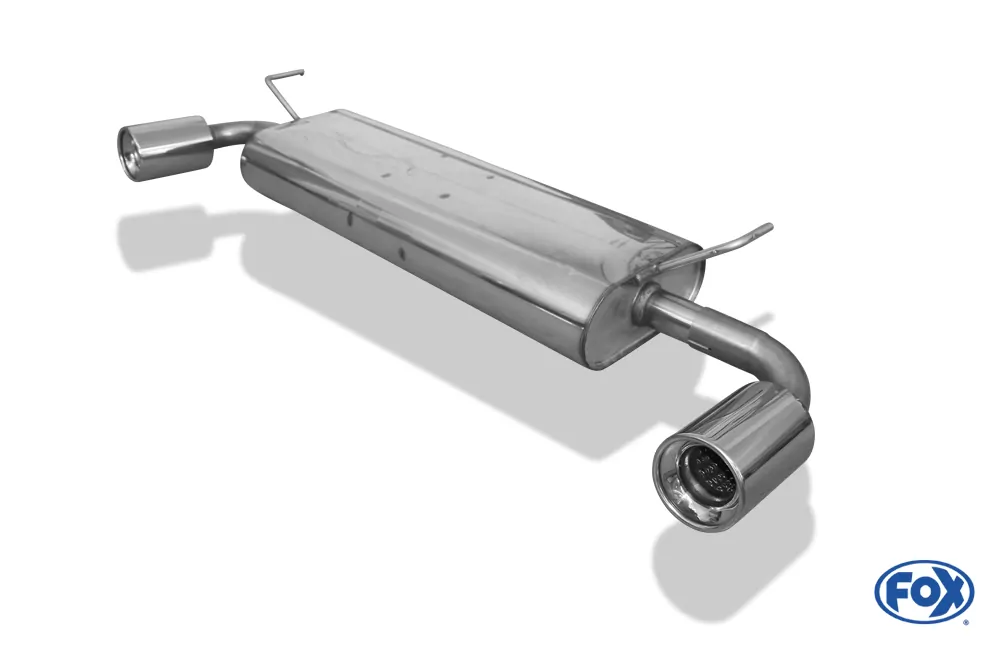 Nissan Qashqai Benzin  Endschalldämpfer quer Ausgang rechts/links - 1x100 Typ 13 rechts/links