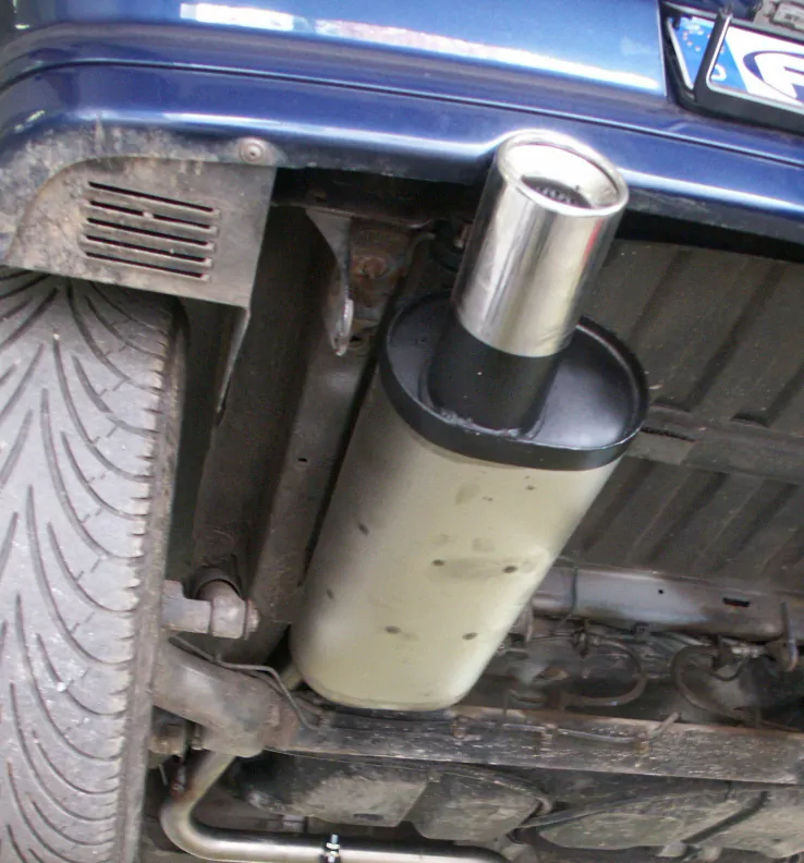 Renault Clio I B/C 57  Endschallldämpfer - 1x80 Typ 13