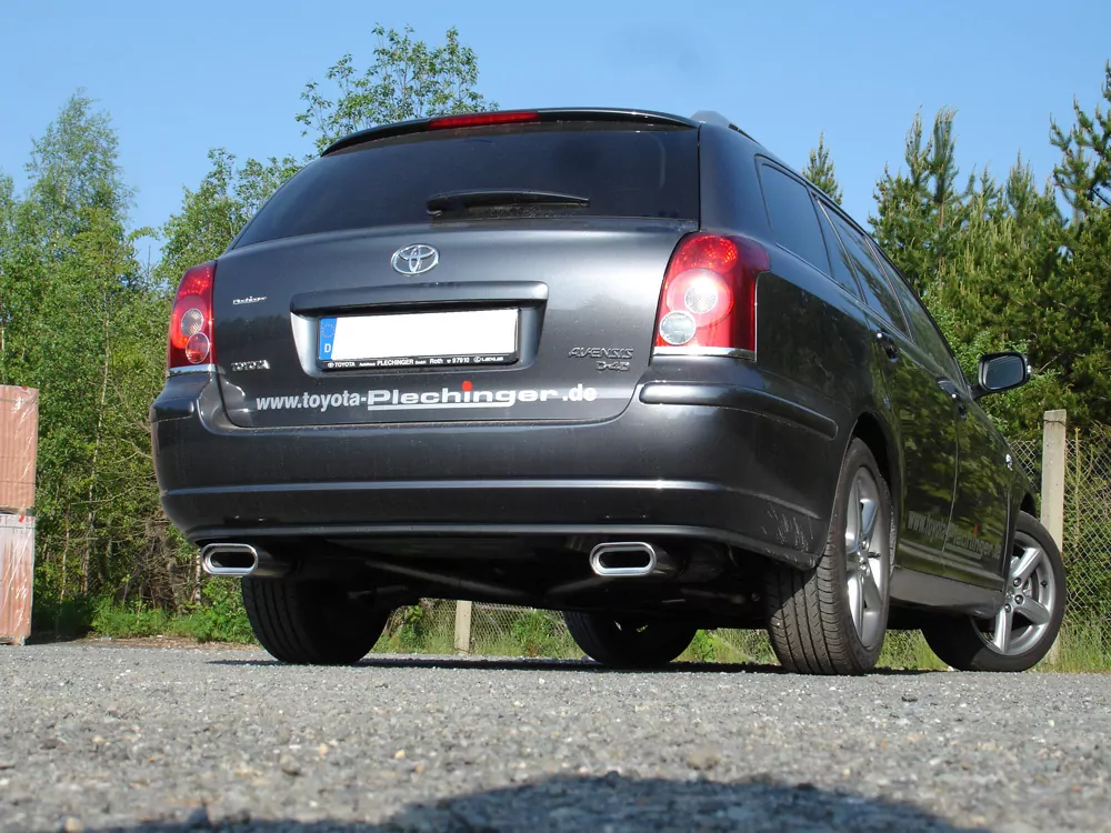 Toyota Avensis T25 Diesel - Combi  Endschalldämpfer rechts/links - 160x80 Typ 53 rechts/links