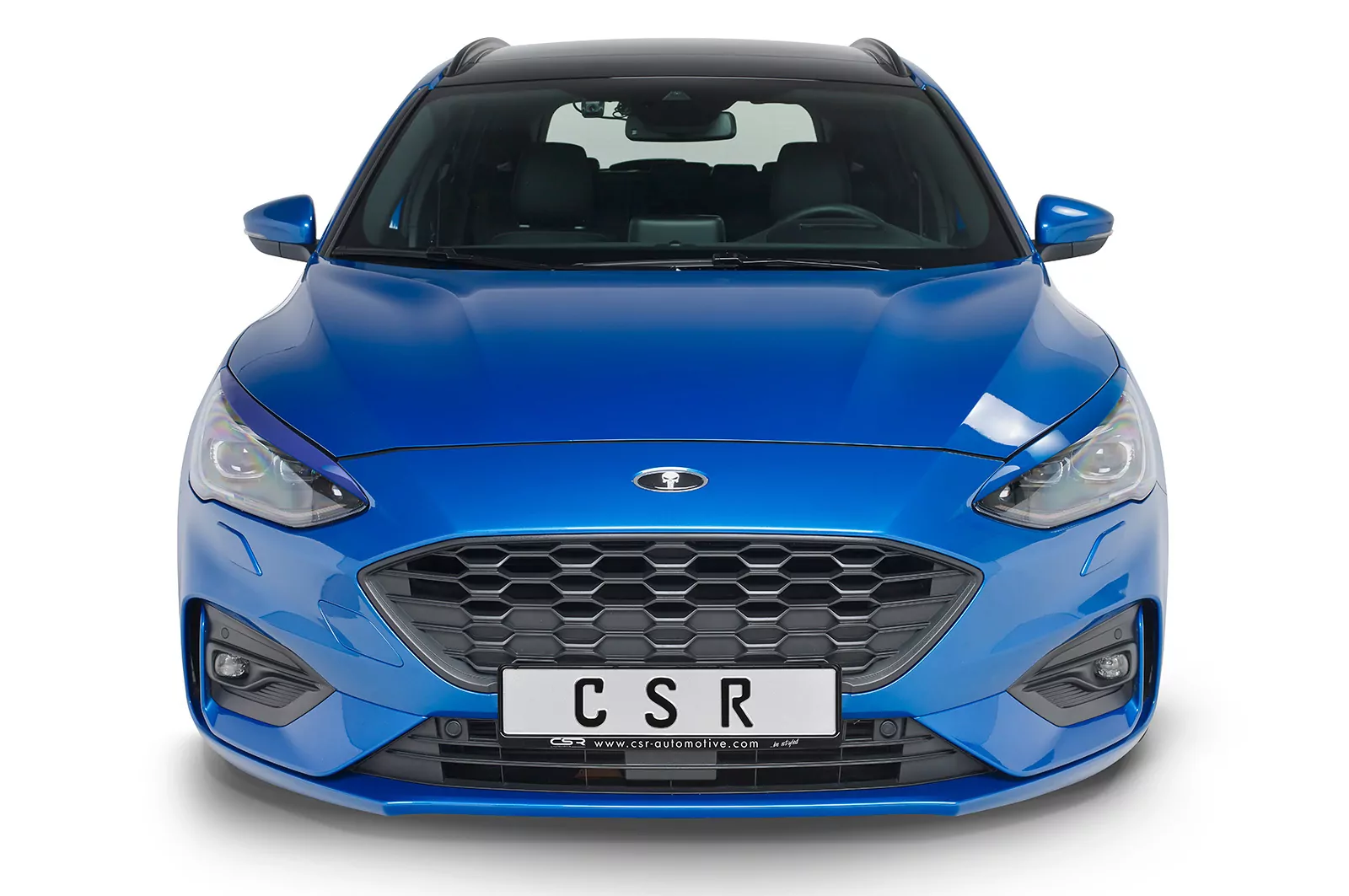 Scheinwerferblenden Glossy für Ford Focus MK4 Glossy (schwarz hochglanz)