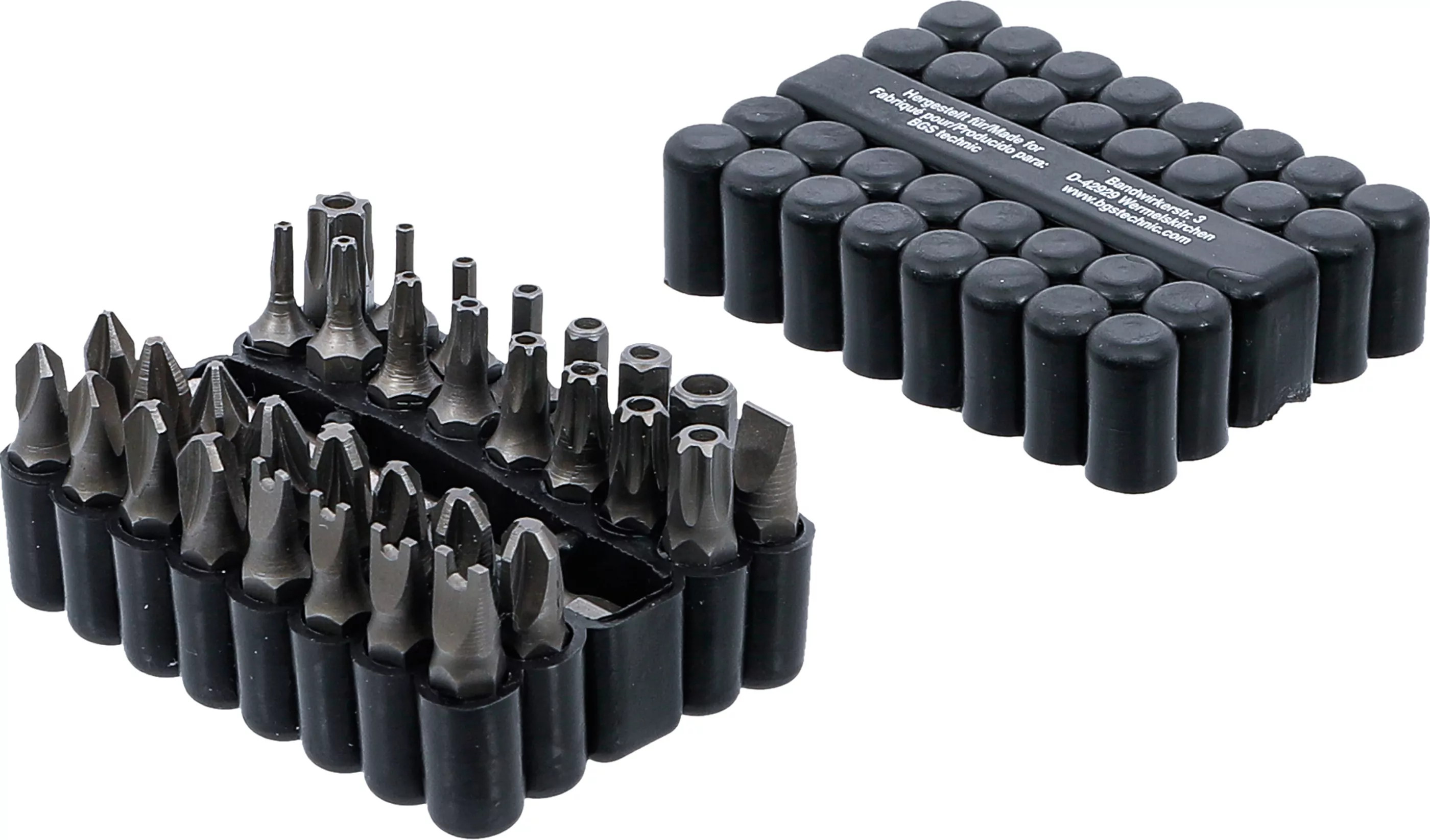 Bit-Satz | kurz | Antrieb Außensechskant 6,3 mm (1/4") | verschiedene Profile | 33-tlg.