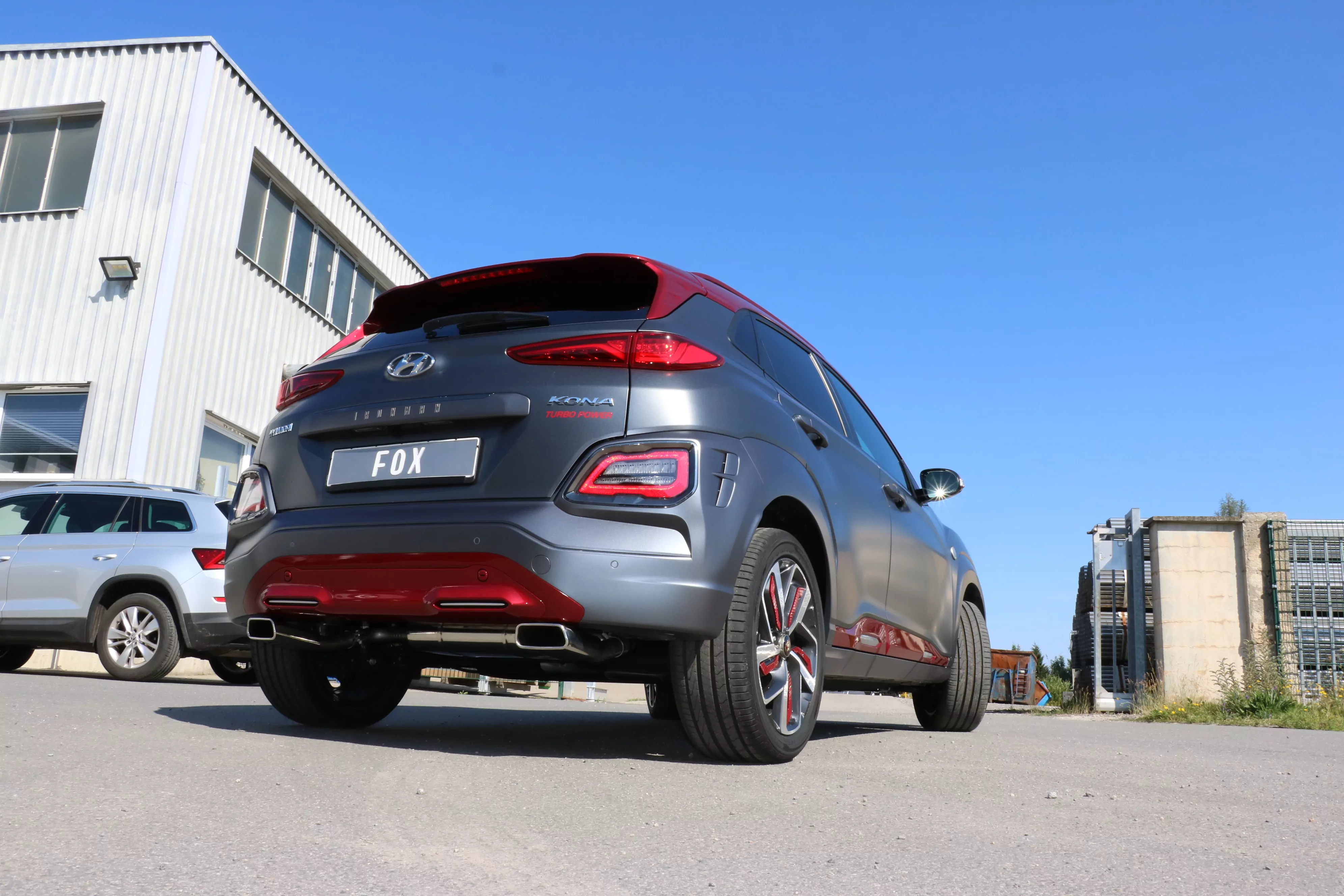 Hyundai Kona 2WD Ironman  Endschalldämpfer Ausgang rechts/links - 145x65 Typ 59 rechts/links