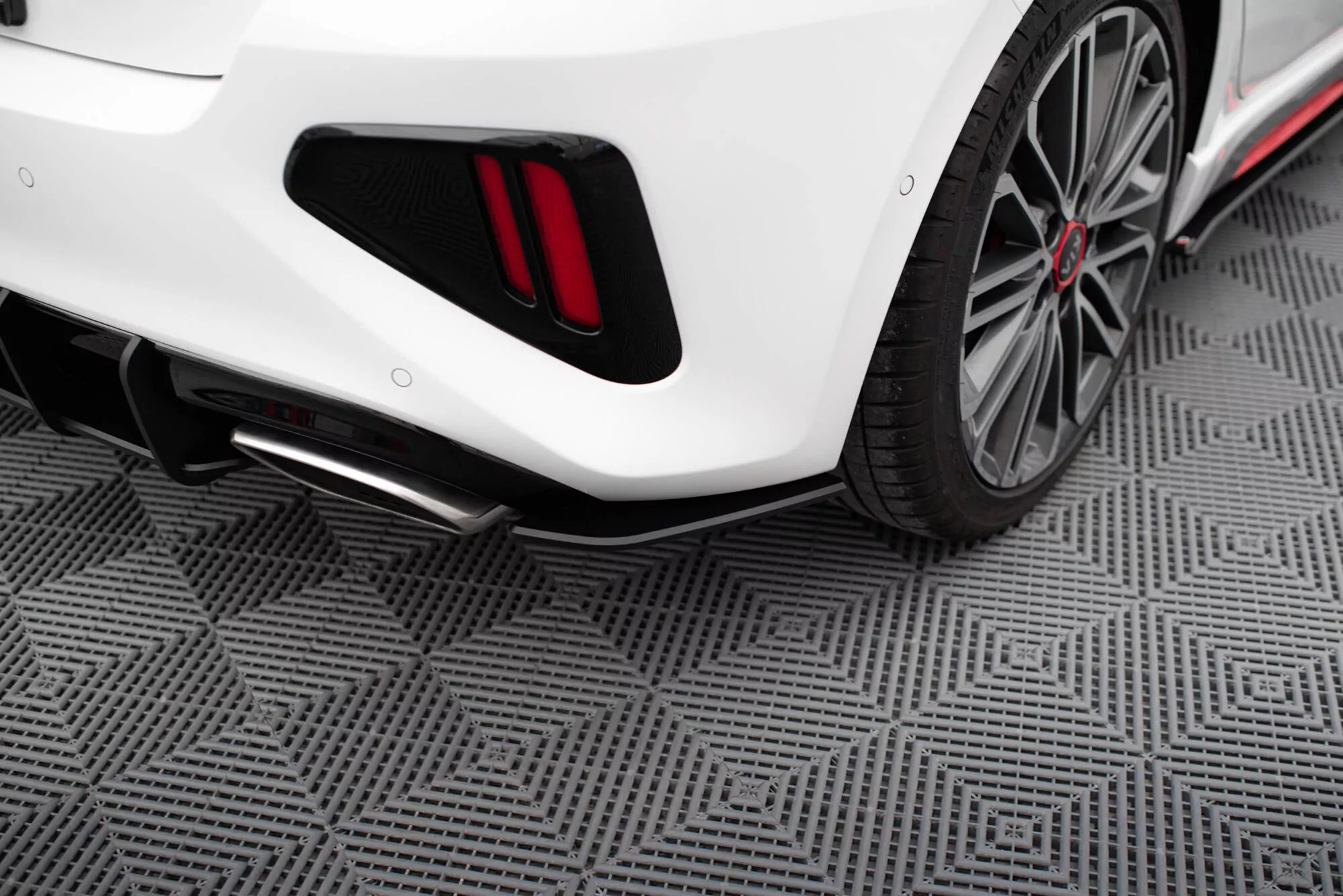 Street Pro Heck Ansatz Flaps Diffusor Für  Kia Ceed GT Mk3