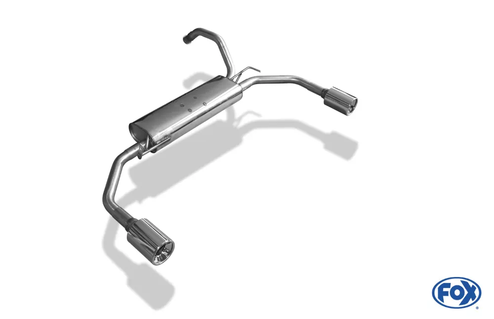 CitroenC1/ Peugeot 107/ Toyota Aygo Endschalldämpfer Ausgang rechts/links - 1x90 Typ 13 rechts/links