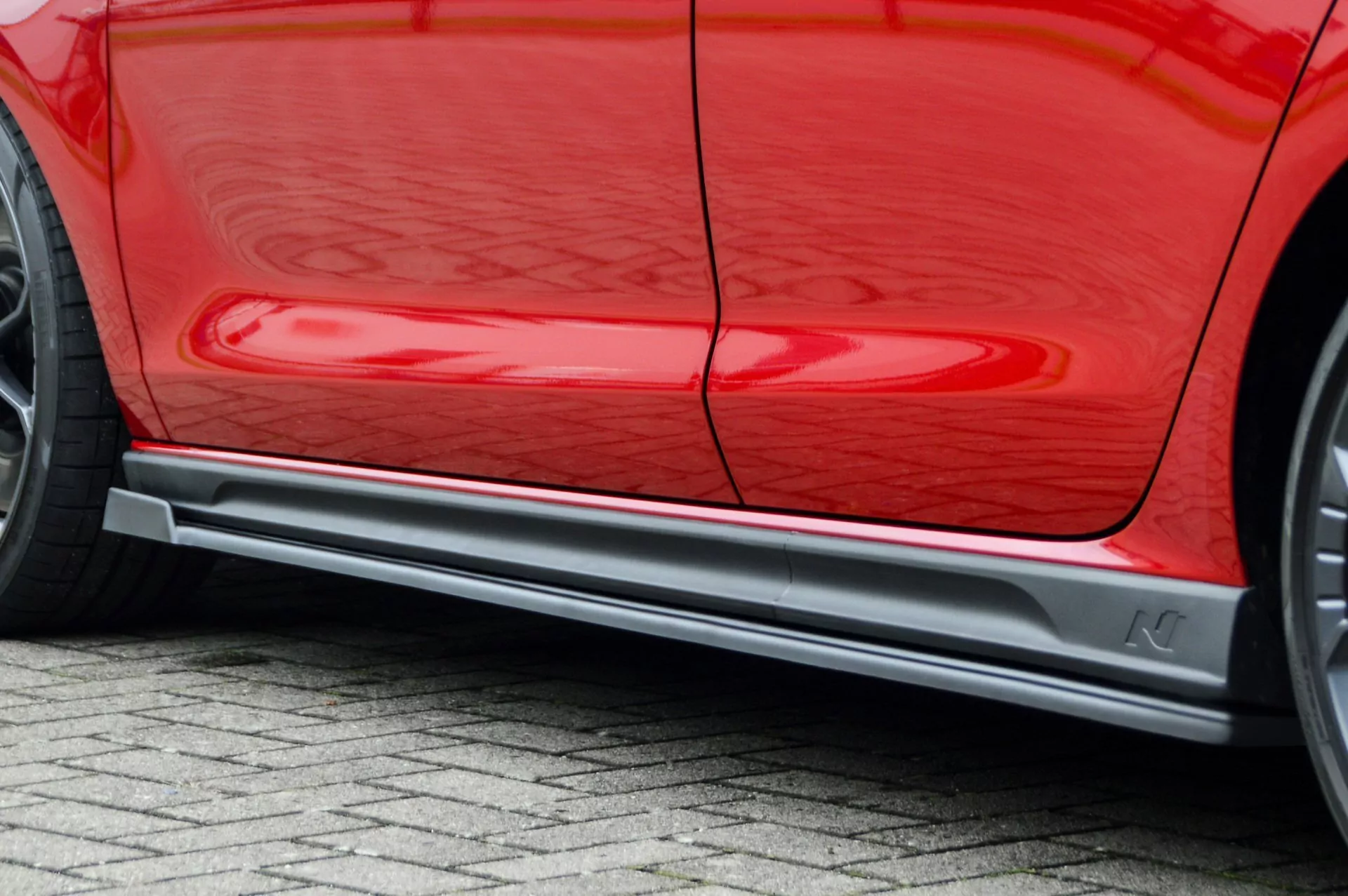 CUP Seitenschweller mit Wing vorne für Hyundai I30N Facelift