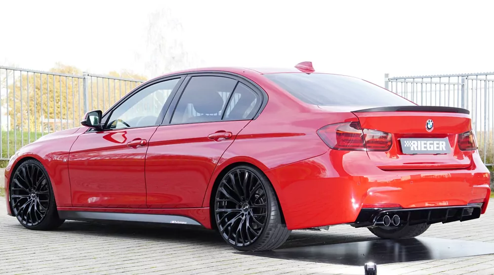 Rieger Heckeinsatz für BMW 3er F31  (3K/3K-N1) | Touring 10.12-06.15 (bis Facelift) nur für M-Paket-Heckschürze