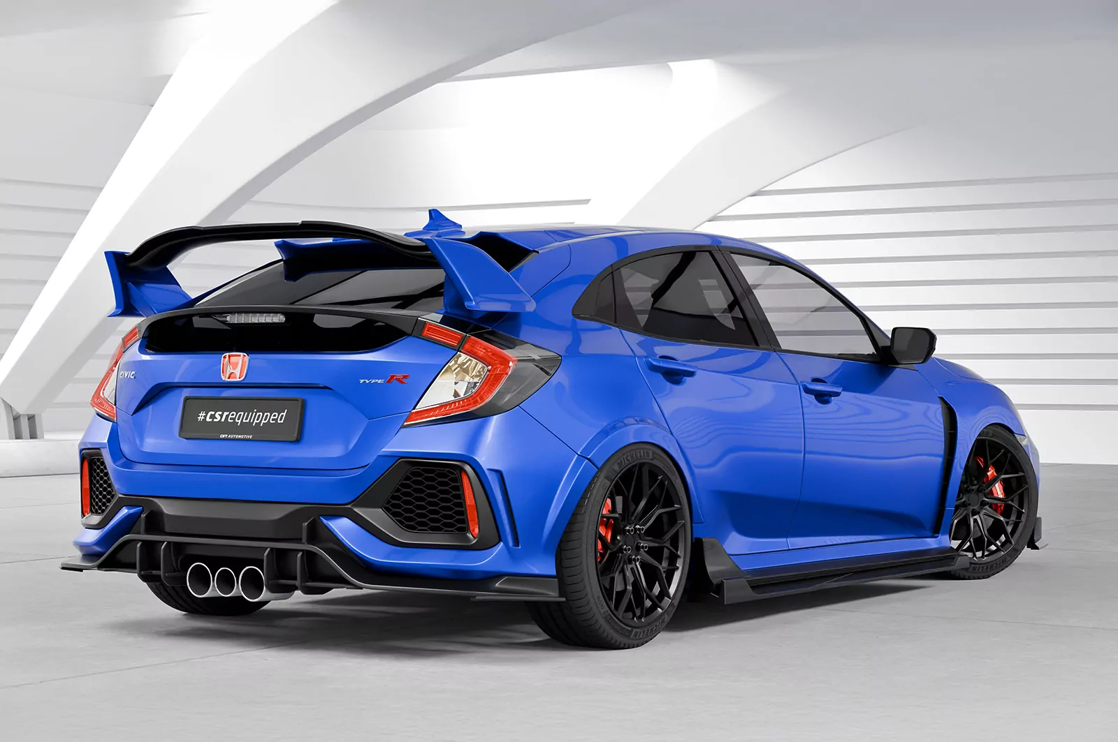 Racing Diffusor / Heckansatz für Honda Civic FK8 Type R HA325