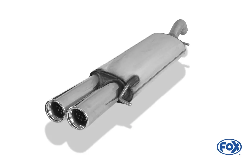 VW Corrado 16V/ VR6  Endschalldämpfer - 2x76 Typ 13