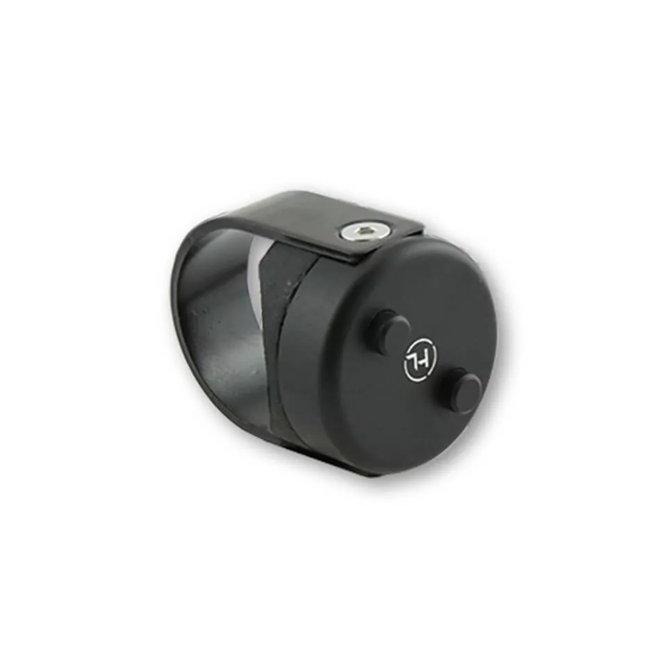 HIGHSIDER pro Classic Push Button Black For 7/8 And 1 Inch Handlebars