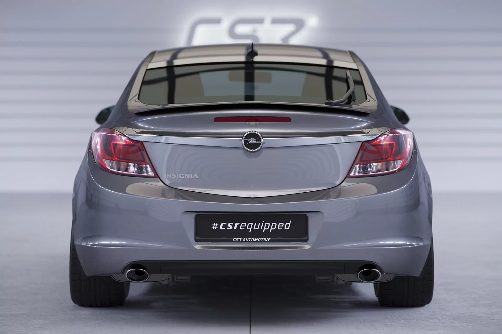 Heckflügel mit ABE für Opel Insignia A 5-türer HF755 Strukturiert (schwarz matt)