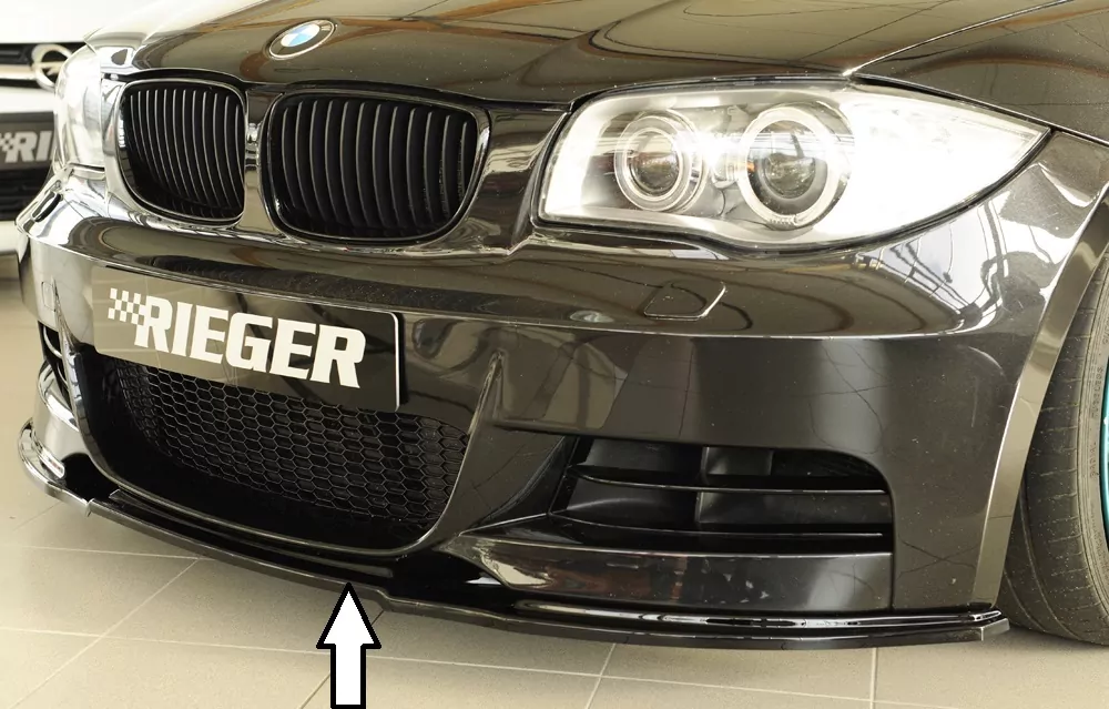 Rieger Spoilerschwert für BMW 1er E82, E88  (182 / 1C) | Coupé 10.07- nur für M-Paket-Frontschürze