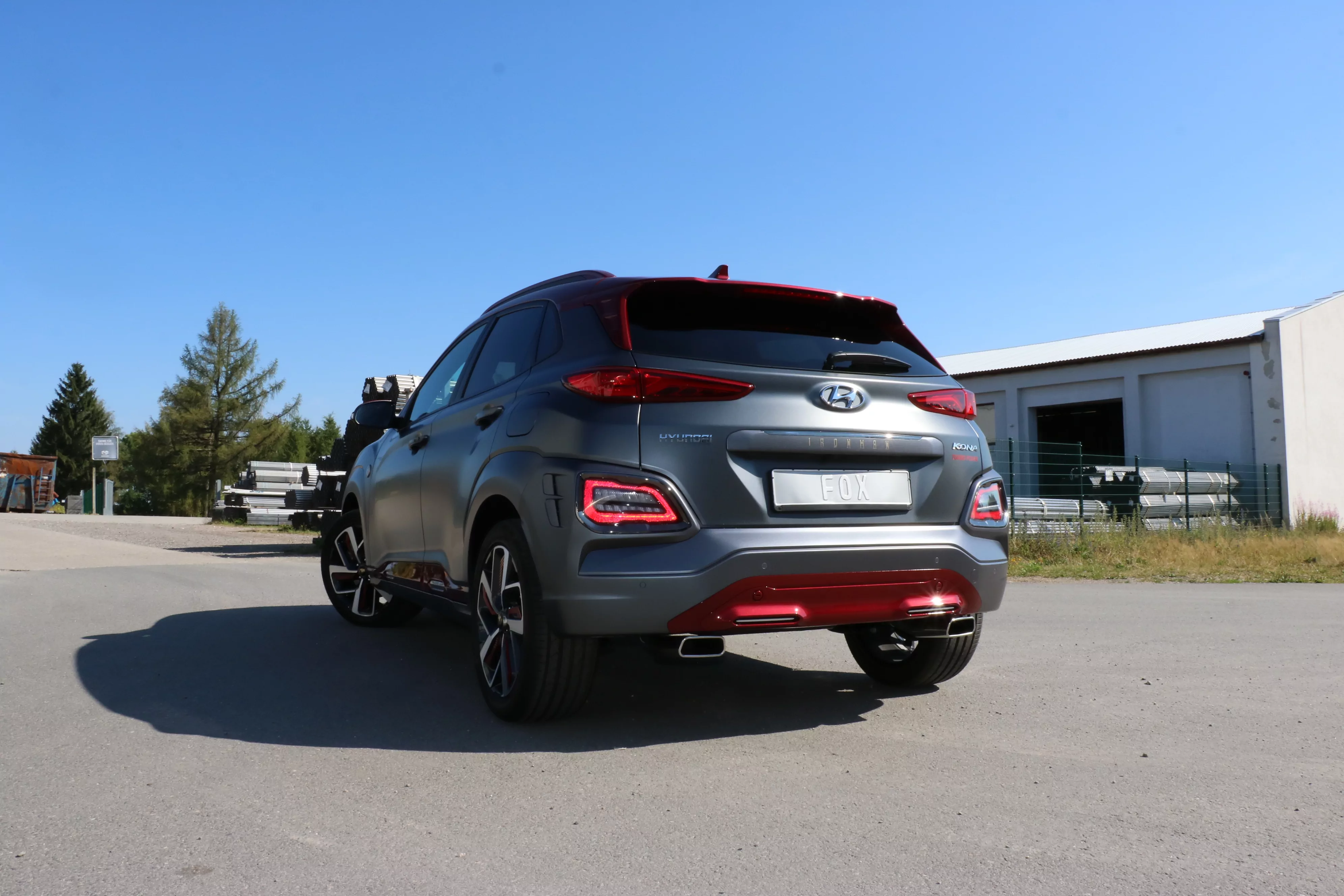 Hyundai Kona 2WD Ironman  Endschalldämpfer Ausgang rechts/links - 145x65 Typ 59 rechts/links