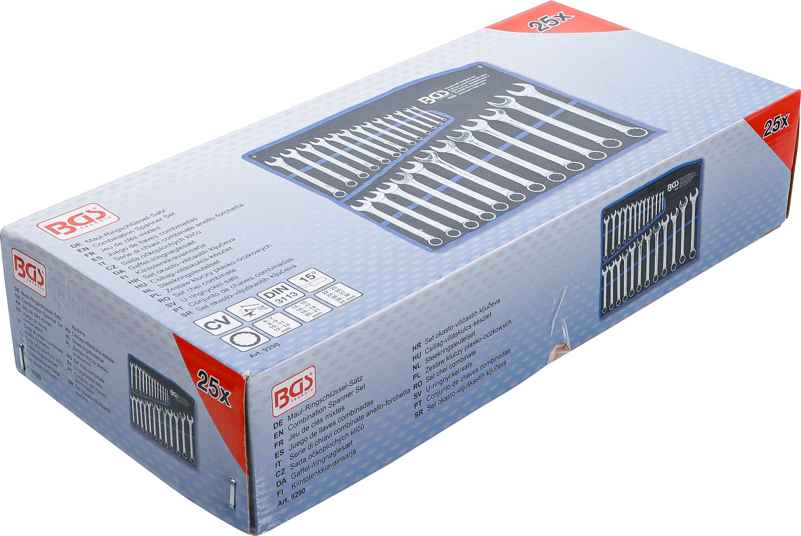 Maul-Ringschlüssel-Satz | SW 6 - 32 mm | 25-tlg.