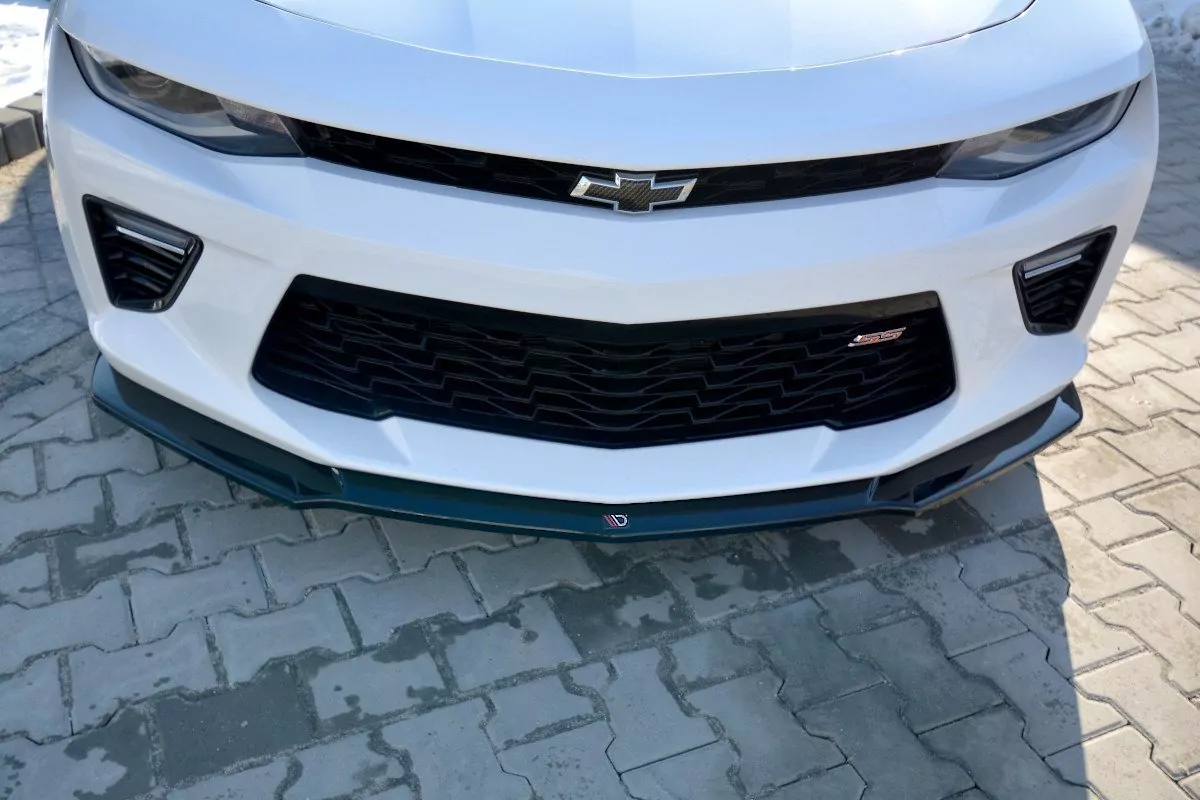 Front Ansatz Passend Für V.2 Passend Für CHEVROLET CAMARO 6TH-GEN. PHASE-I 2SS COUPE Schwarz Hochglanz Schwarz Hochglanz