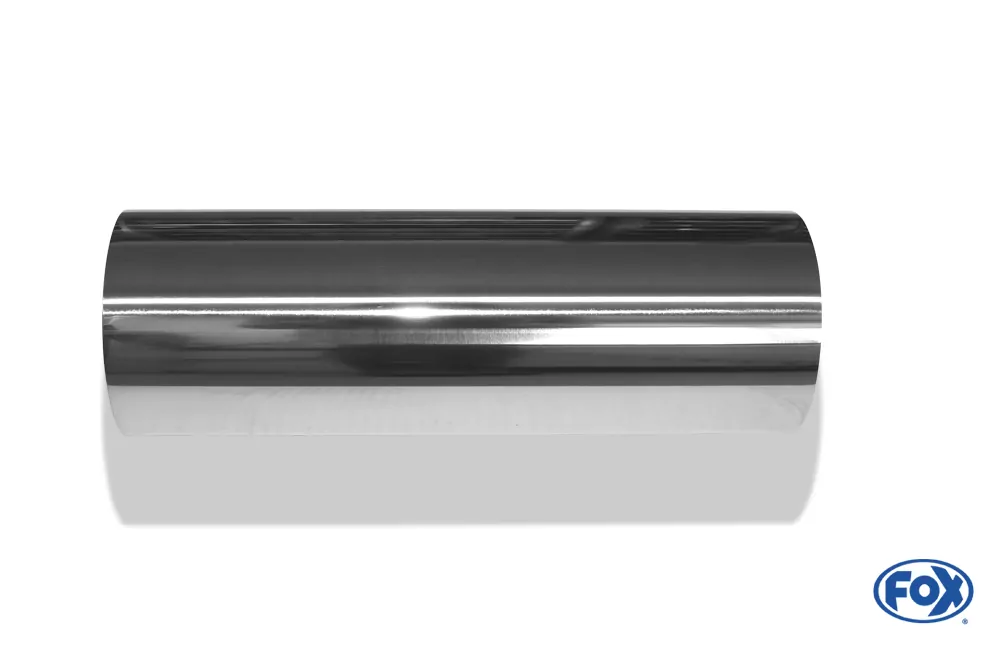 Anschweißendrohr Typ 10  Ø 100 mm / Länge: 300 mm  - rund / uneingerollt / gerade / ohne Absorber