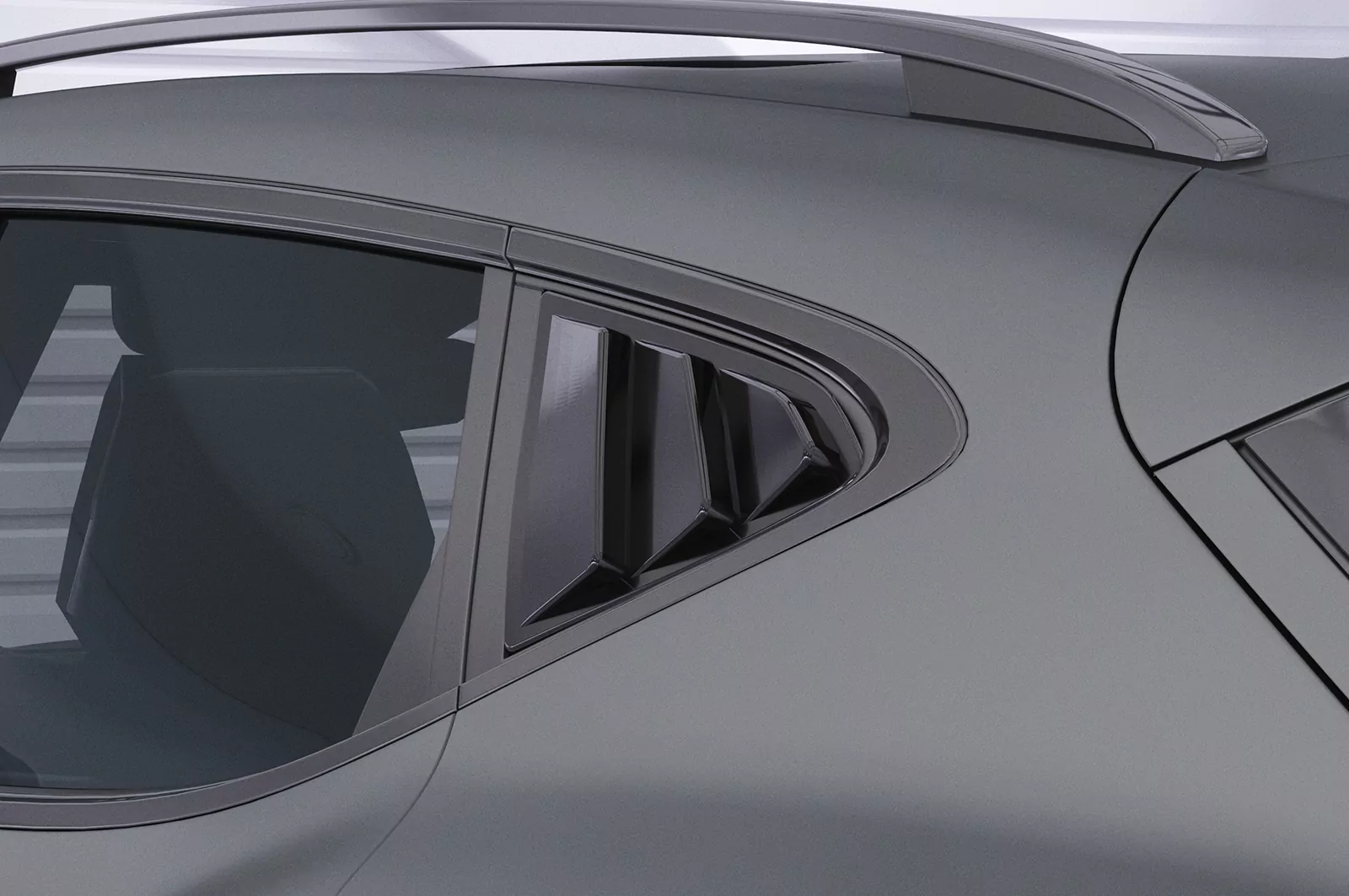 Seitenscheibenblenden für Cupra Formentor SSB016 Schwarz Strukturiert