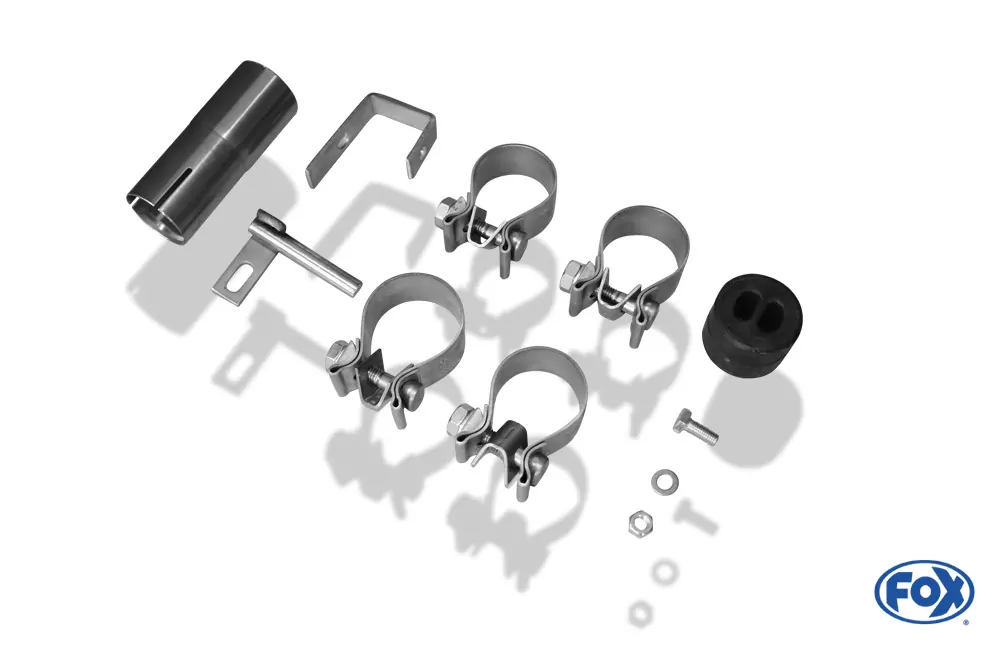 VW Caddy III  Endschalldämpfer Ausgang rechts/links - 160x80 Typ 53 rechts/links