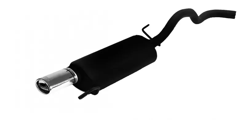 Ulter Sportauspuff für Volkswagen Polo typ 6N 1995-2001 - 1 Endrohr Oval 95×65