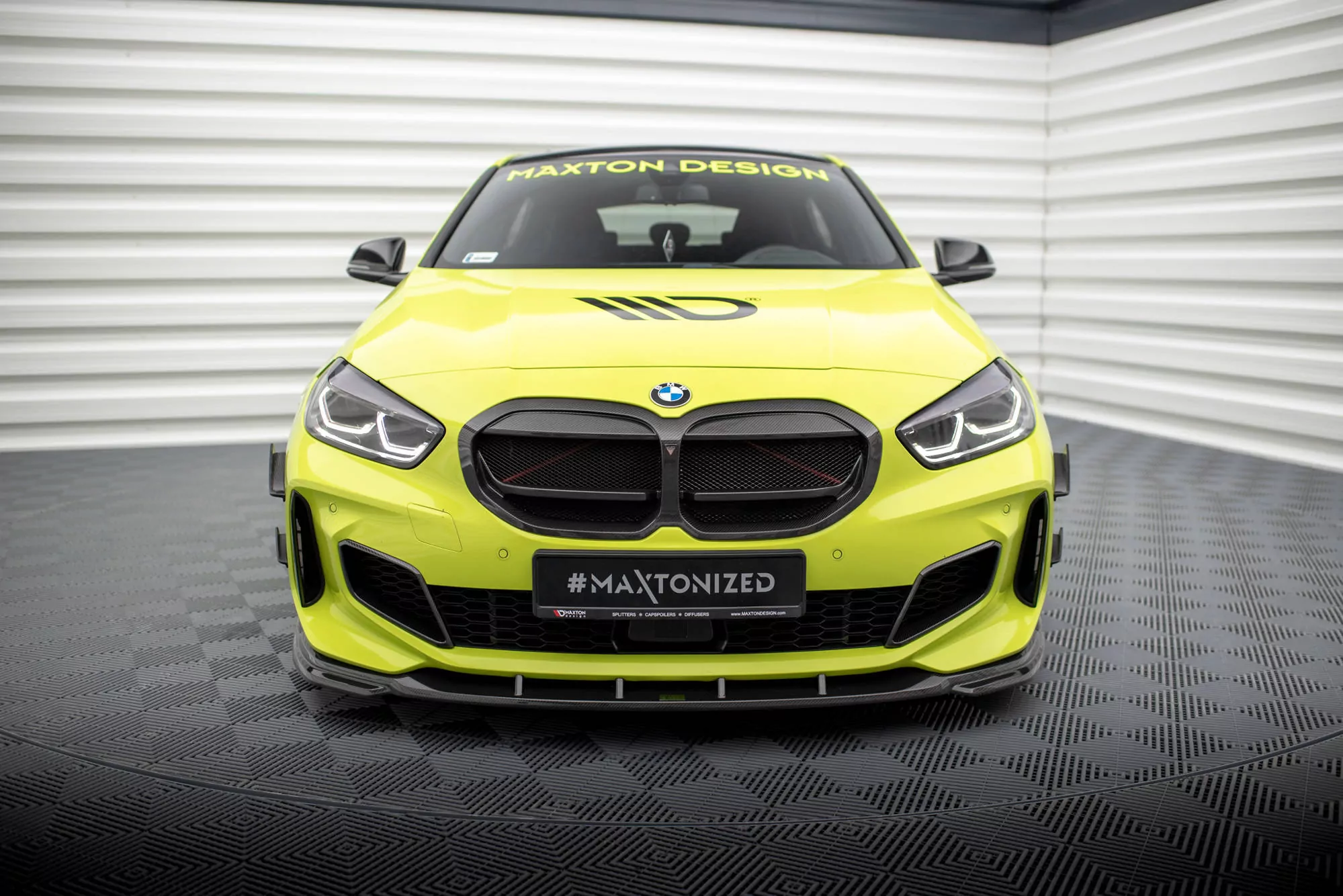 Carbon Fiber Front Bumper Wings (Canards) Prepreg BMW 1er F40 M-Paket/ M135i