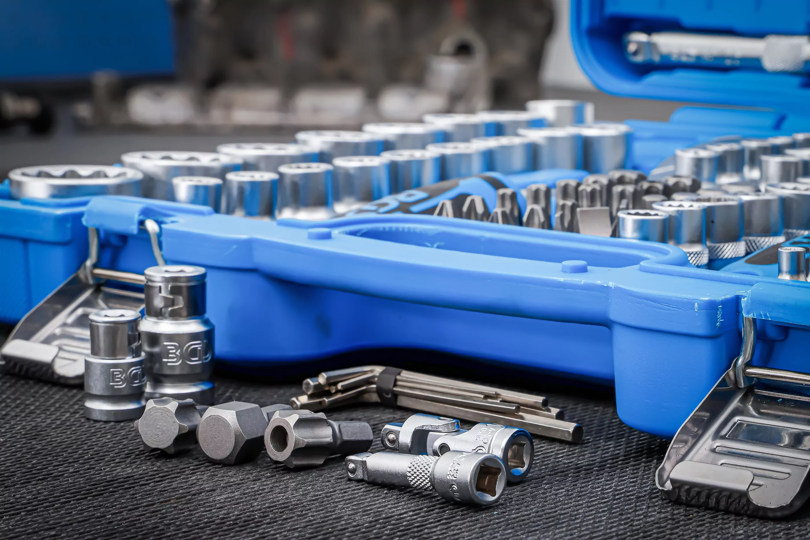 Steckschlüssel-Satz Zwölfkant | Antrieb 6,3 mm (1/4") / 10 mm (3/8") / 12,5 mm (1/2") | 192-tlg.