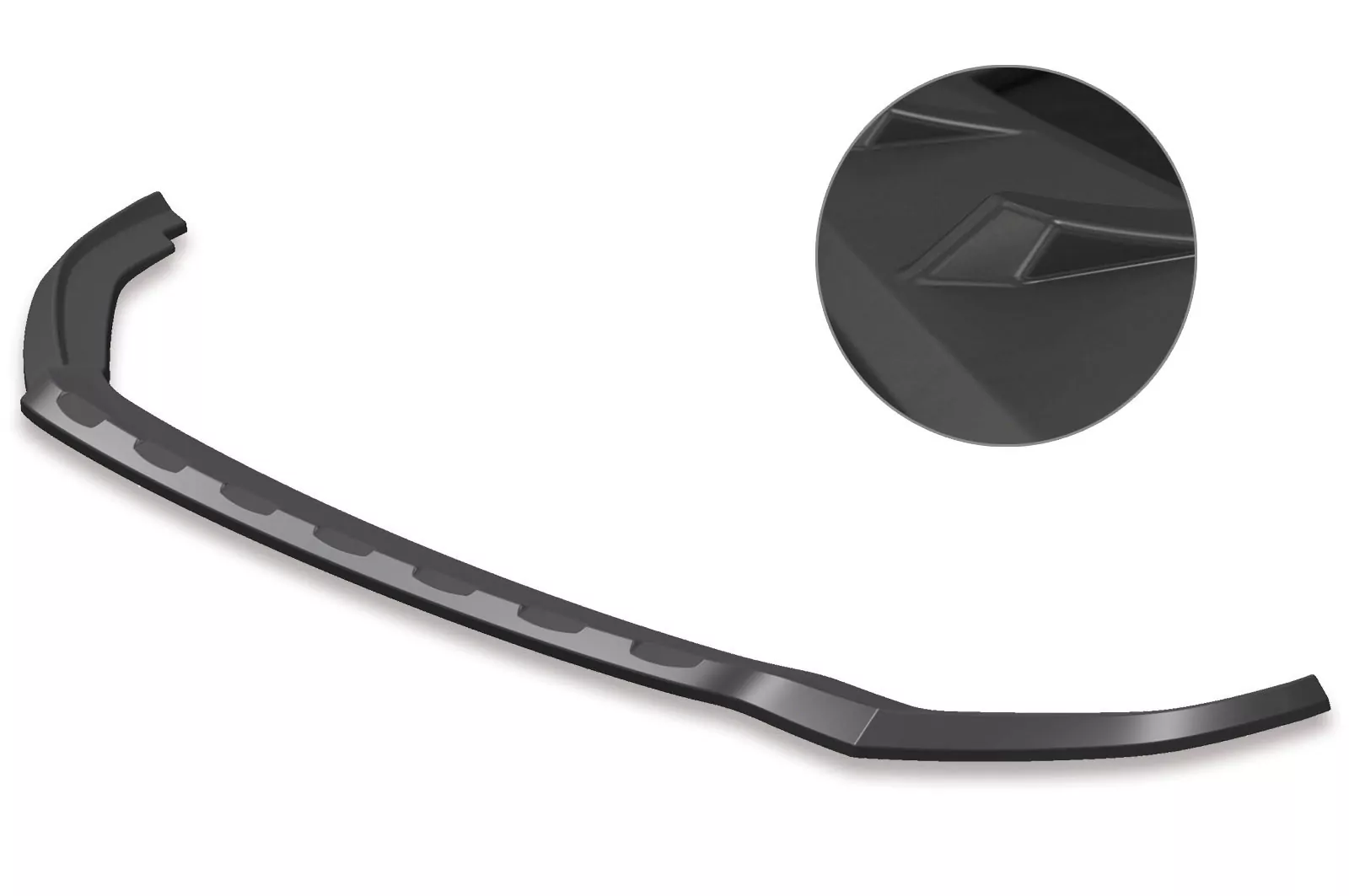 Cup-Spoilerlippe mit ABE für VW T6.1 Lackierfreundlich (schwarz matt)