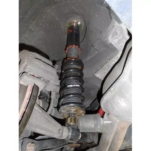 K-Tec BMW 3er E36 (3B, 3/B, 3C, 3/C) Gewindefahrwerk Sport mit Upside/Down-Federbein hinten