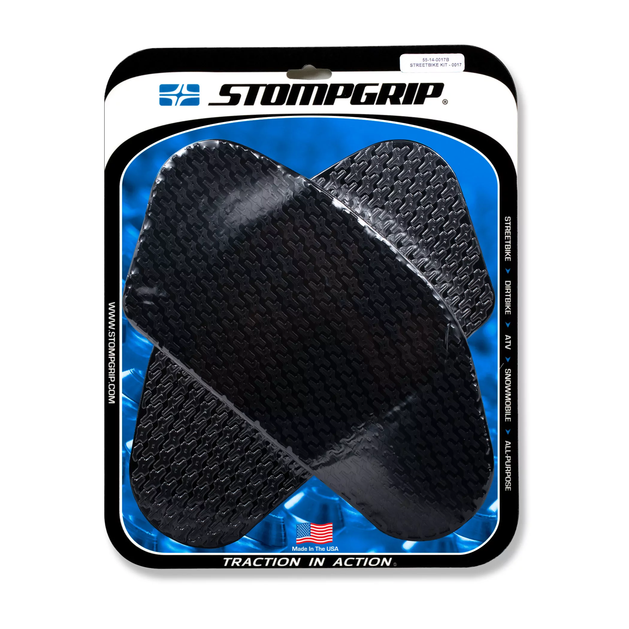 Stompgrip Traction Pad Icon für Honda CBR600 RR 03-06 Schwarz