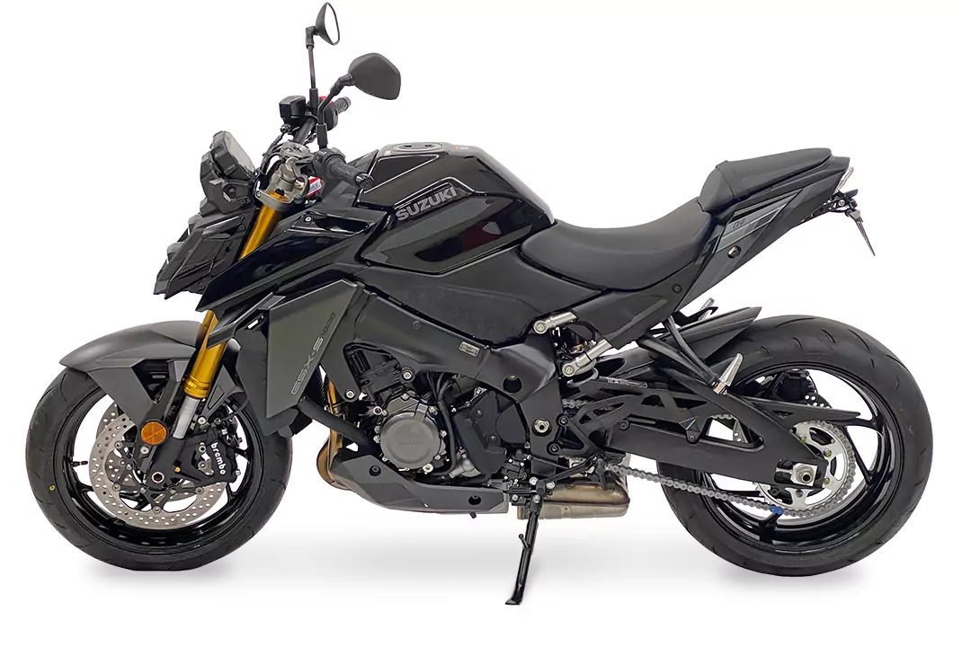 alpha Technik Kennzeichenhalter für Suzuki GSX-S1000 und GSX-S950 Typ WEK0 WEK1 WEK2 Modelljahr 2021-