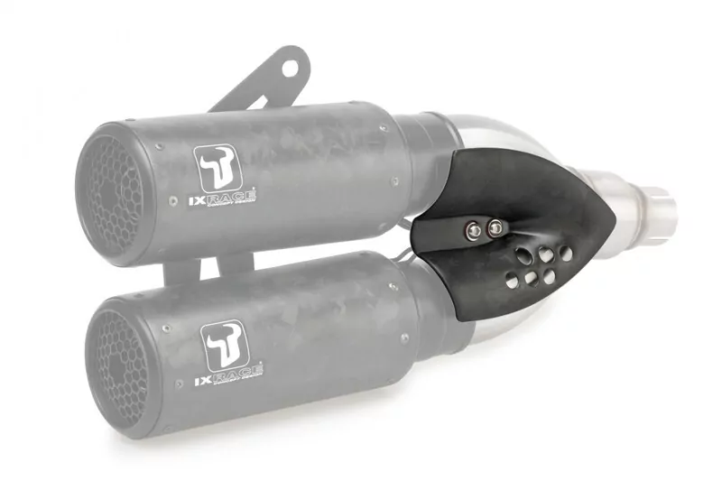 IXRACE Hitzeschild für IXRACE DCX2 Doubleexit Carbon