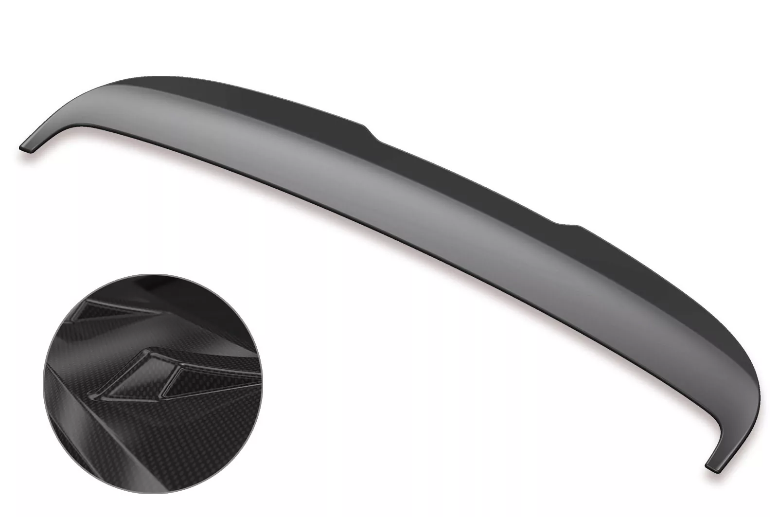 Heckflügel mit ABE für VW Polo V (Typ 6R, 6C) GTI HF615-C Carbon Look Hochglanz