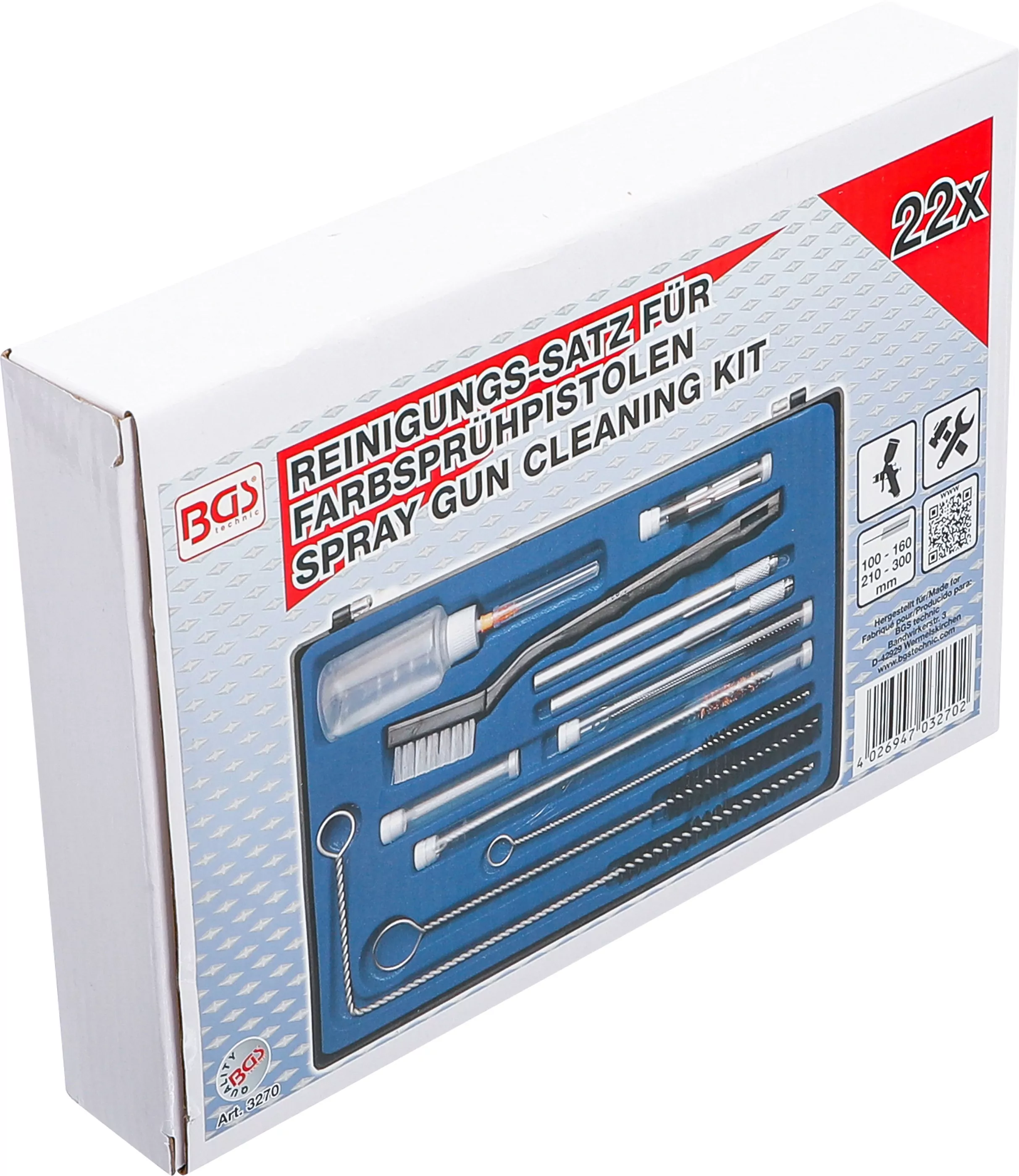 Reinigungs-Satz für Farbsprühpistolen | 22-tlg.