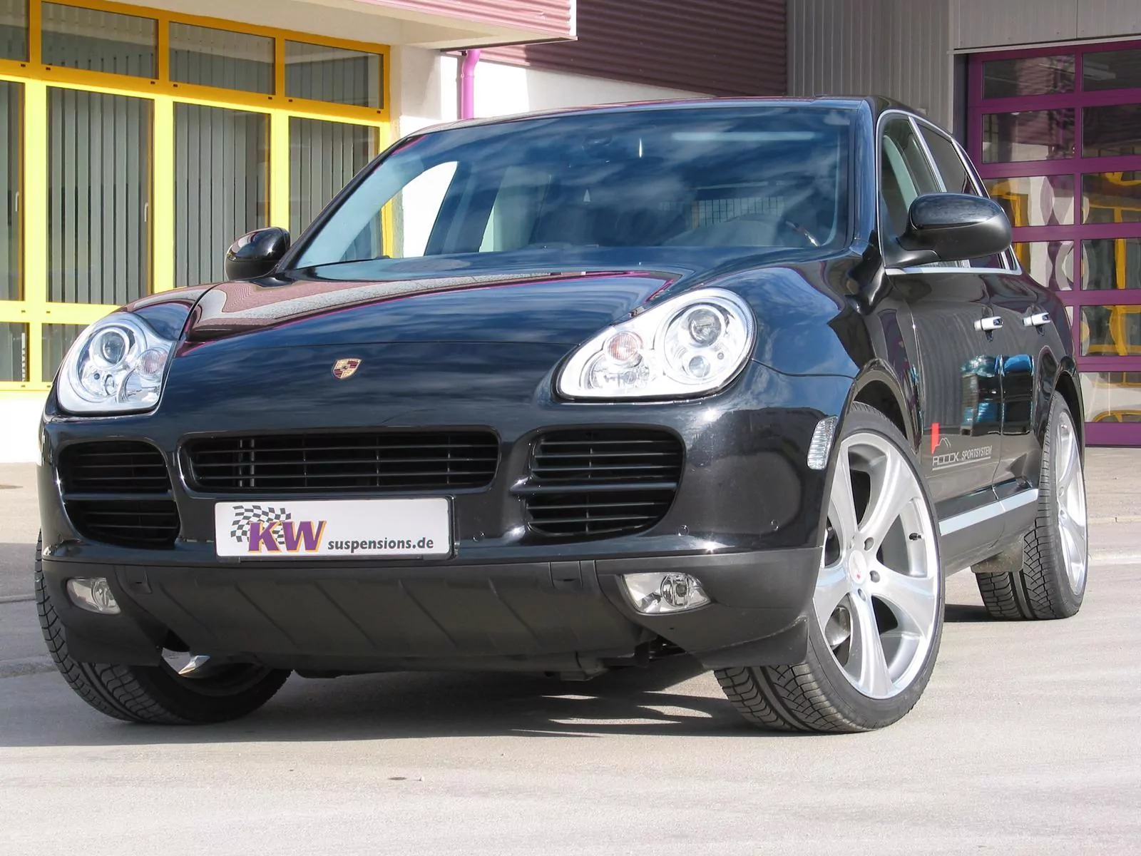 KW Gewindefahrwerk V3 inox (inkl. Stilllegung f. elektr. Dämpfer) PORSCHE CAYENNE (9PA) Allrad 09/2002-12/2010