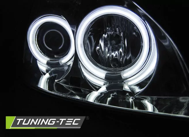 RENAULT CLIO II 06.01-09.05 ANGEL EYES CCFL CHROME