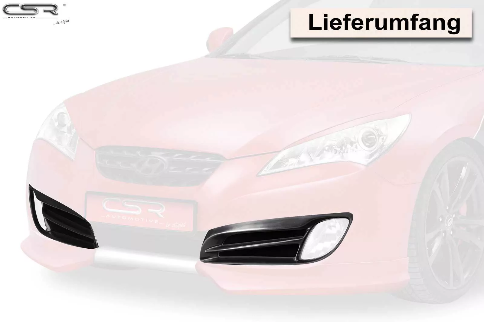 Lufteinlassrahmen mit Gitter für Hyundai Genesis Coupé ZB127