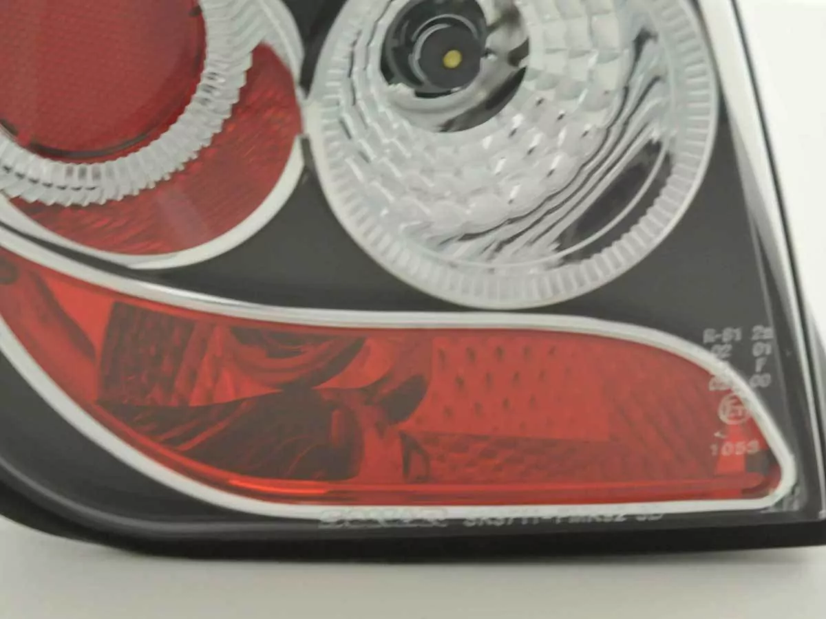 Rückleuchten Set Ford Fiesta 3-trg. Typ MK3 Bj. 92-95 schwarz