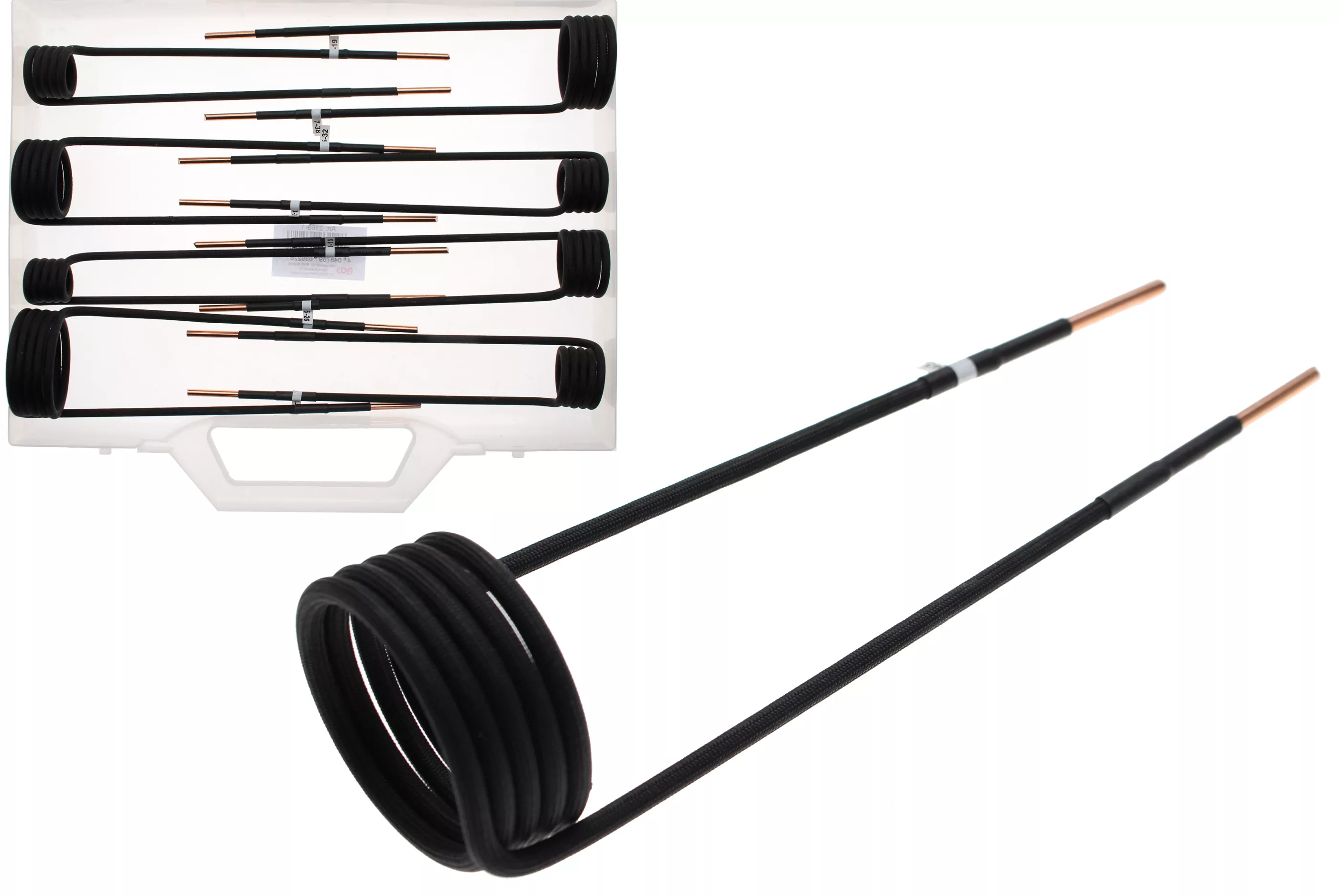 Induktions-Spulen-Satz für Induktionsheizgerät | 90° abgewinkelt | für Art. 2169, 3390, 3391 | 8-tlg.