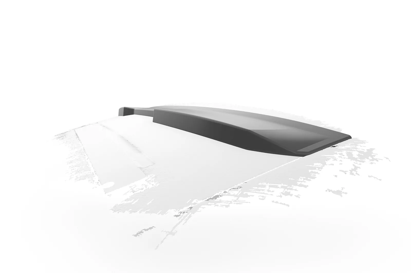 Heckscheibenblende für Infiniti Q60 Coupe HSB108 Schwarz Strukturiert