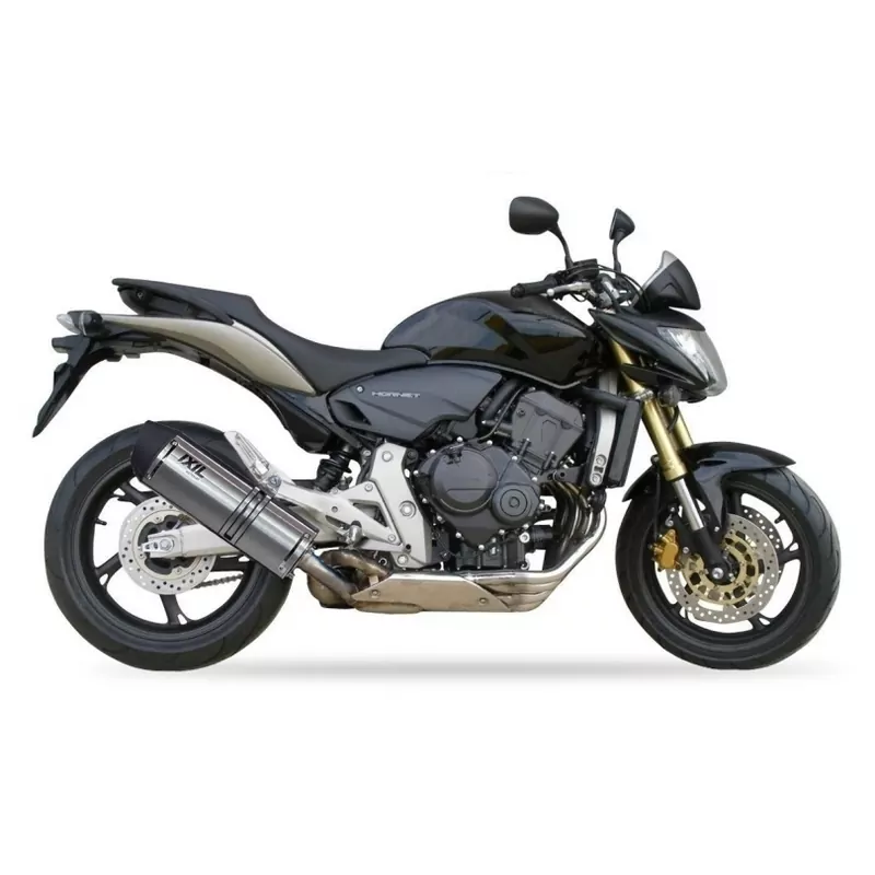 IXIL Hexoval Xtrem Silencer Stainless Steel Black / Aluminium Black - Honda CB600F-S Hornet - OH6048VSE
