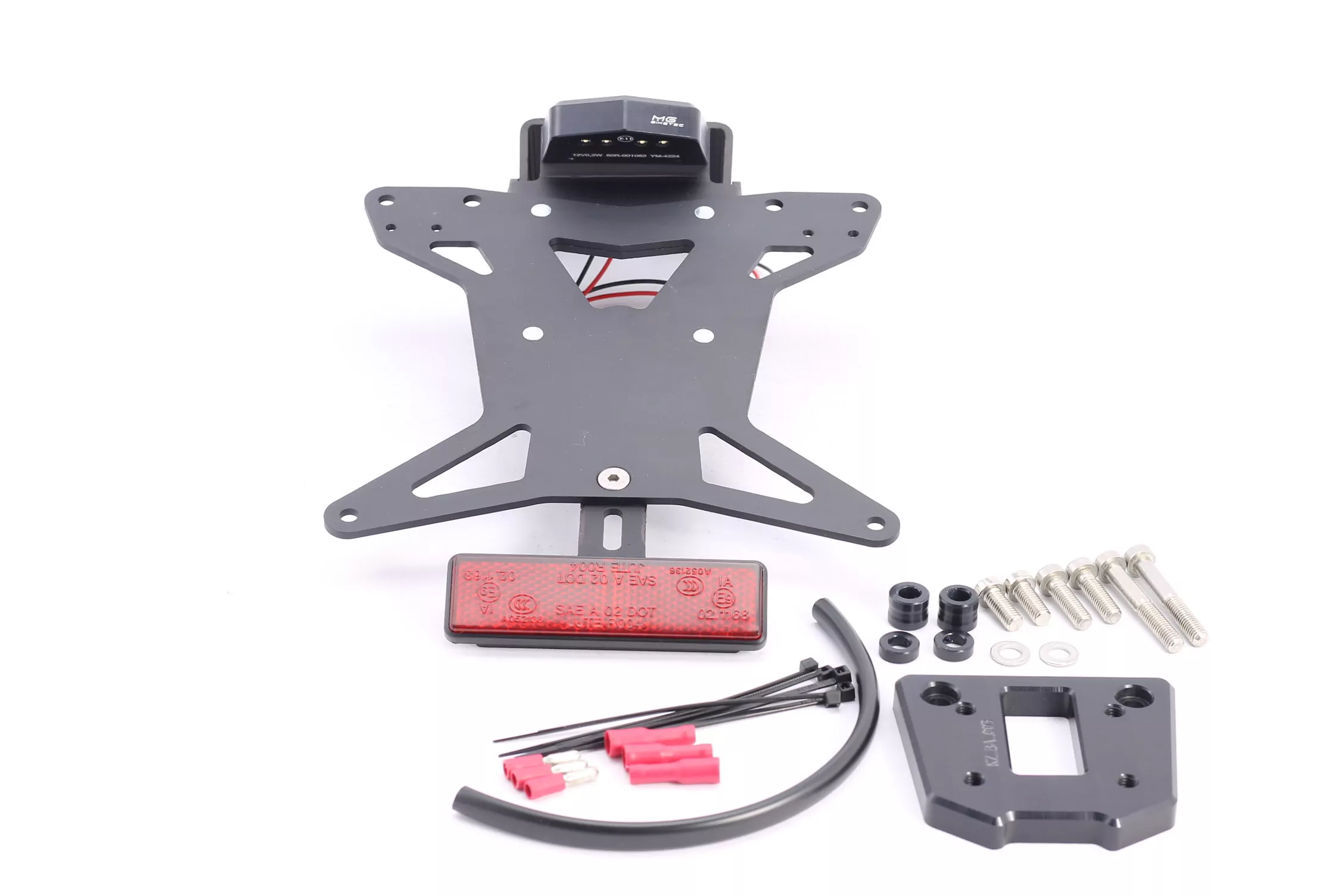 Kurzes Heck - Kennzeichenträger - Kennzeichenhalter für Kawasaki Z 800e ab 2013-2016