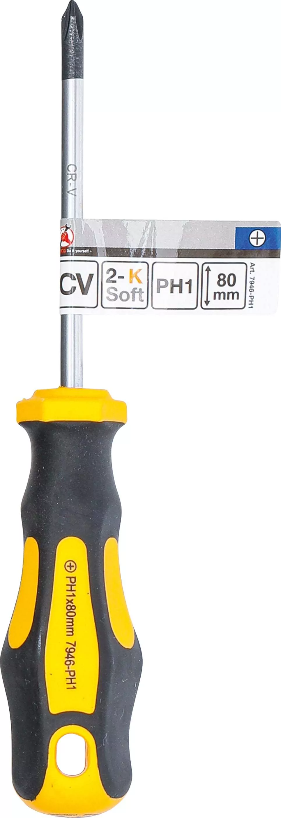 Schraubendreher | Kreuzschlitz PH1 | Klingenlänge 80 mm