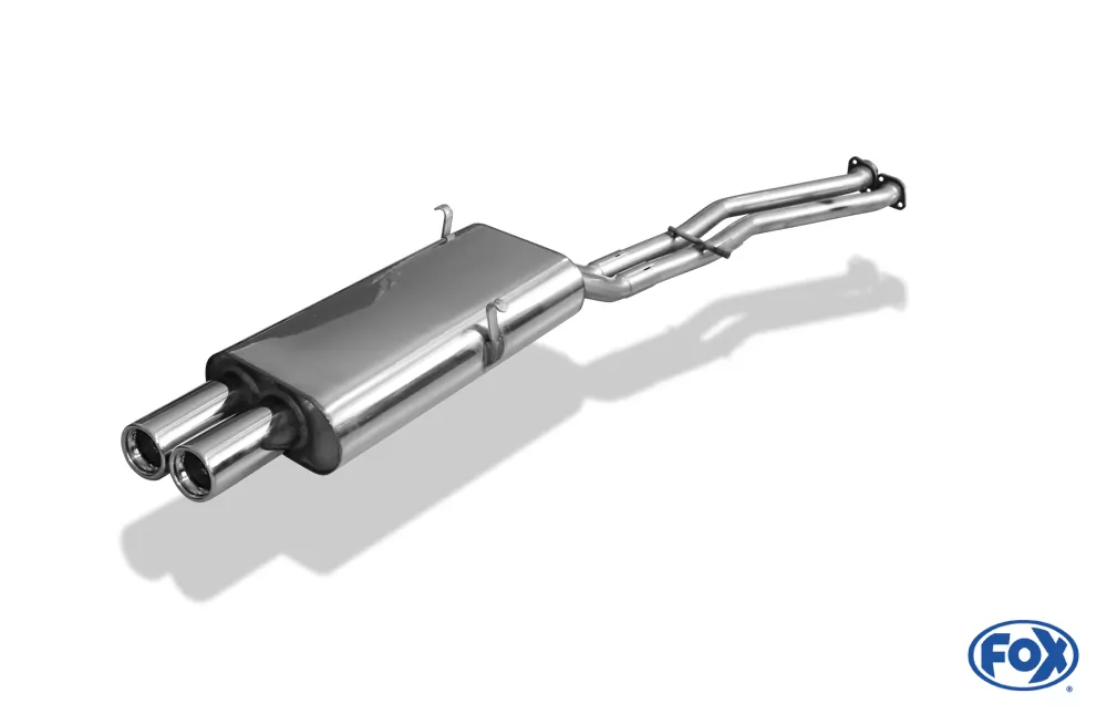 BMW E30 320i/ 325i Facelift  Endschalldämpfer - 2x76 Typ 13