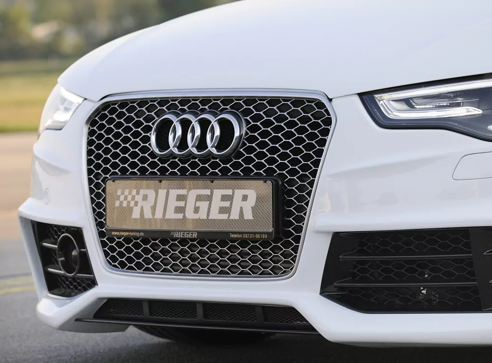 Kühlergrill Audi RS5 (B8), gun-metal für Audi RS5 (B8) Coupe 01.12-06.16 (ab Facelift)