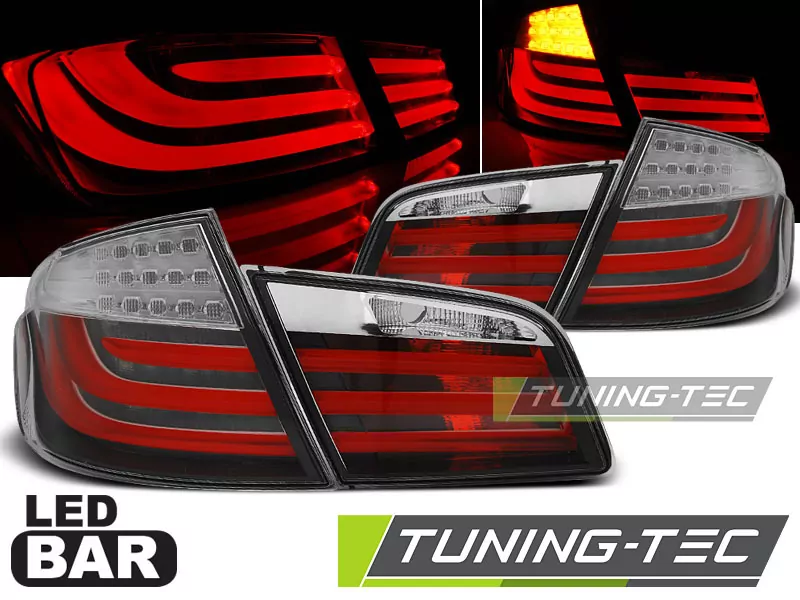 Led Bar Tail Lights Red Whie Fits Bmw F10 10-07.13