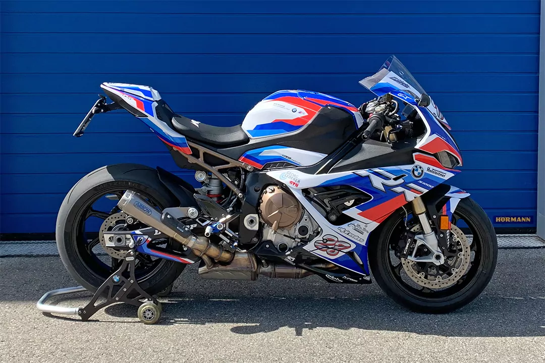 alpha Technik Kontur gefräster Alu-Kennzeichenhalter für BMW S1000RR; TYP 2R99; Modelljahr 2019-